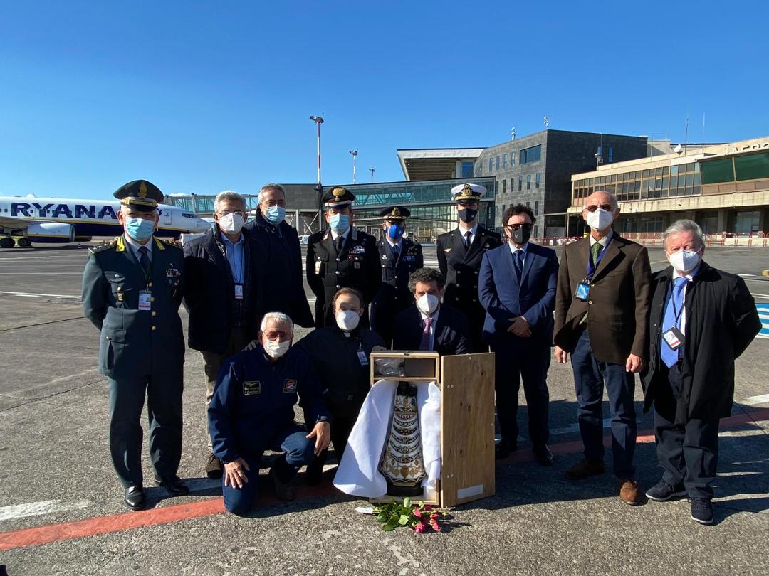 SAC: accolta a Catania la statua della Madonna di Loreto